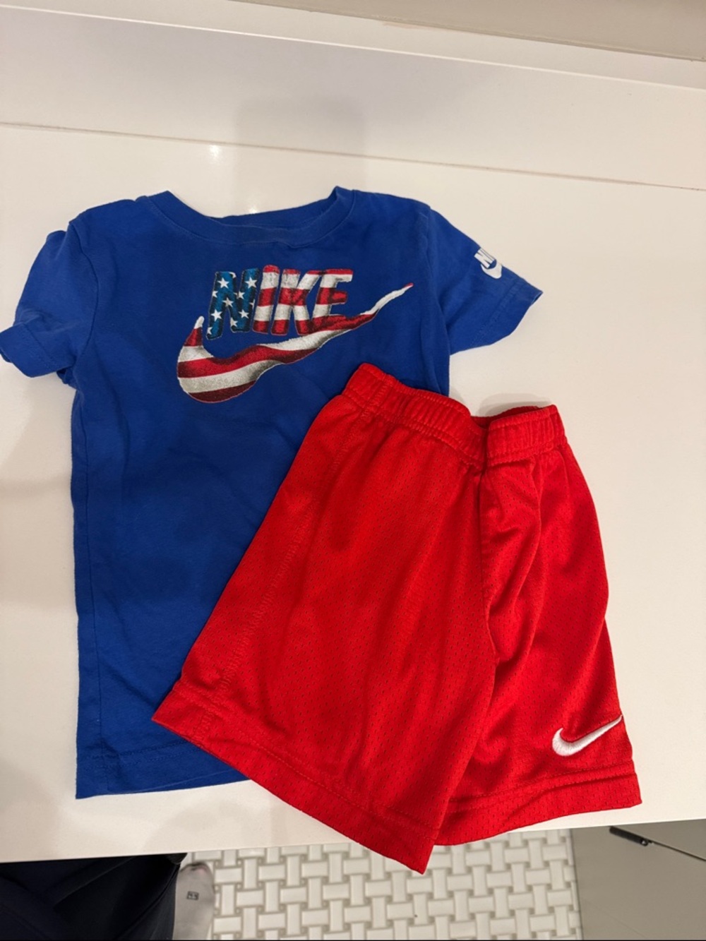 Nike Kids Red White and Blue Set
